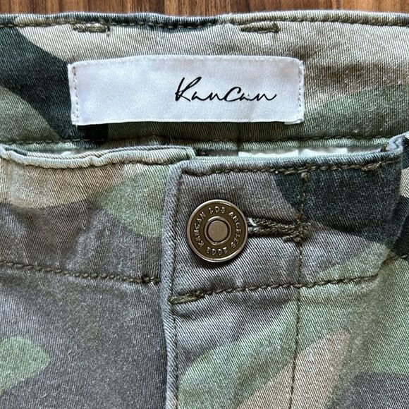 KanCan Green Camouflage Joggers - Picture 2 of 6